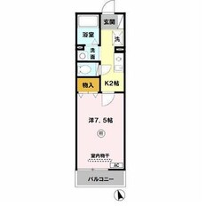 苦楽園口駅 徒歩3分 2階の物件間取画像